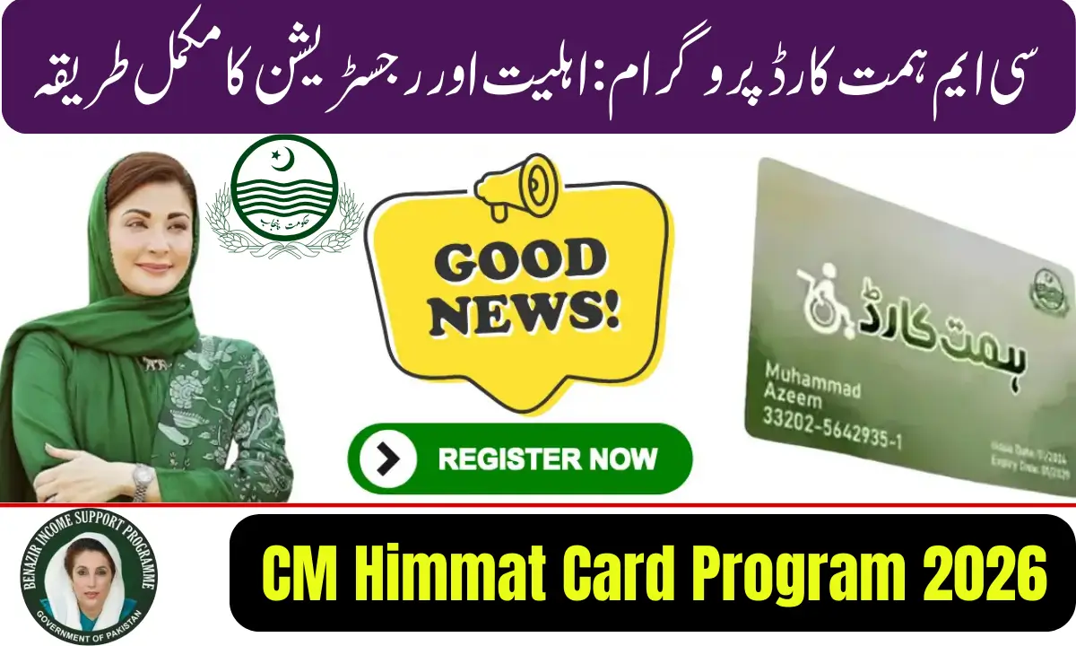 CM Himmat Card Program 2026